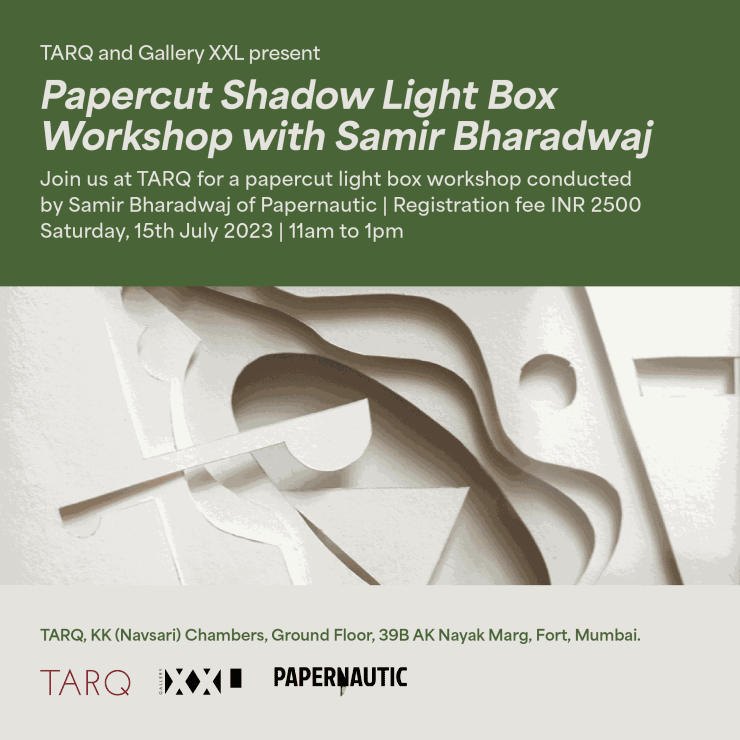 Papercut Shadow Light Box Workshop with Samir Bharadwaj