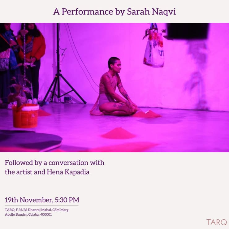 A Performance by Sarah Naqvi
