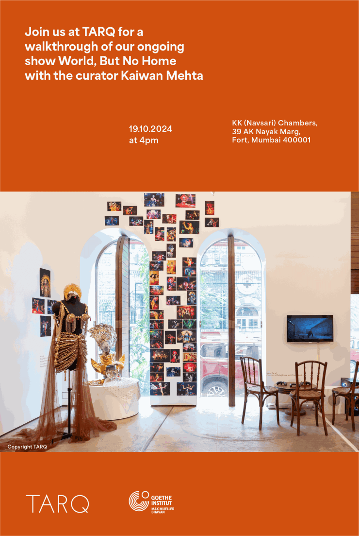 Walkthrough of World, But No Home with the curator Kaiwan Mehta