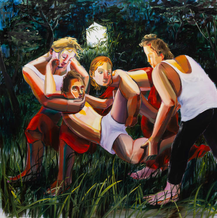 Luca Sára Rózsa - The One with a Tan Turning Away from Infinity, 2024