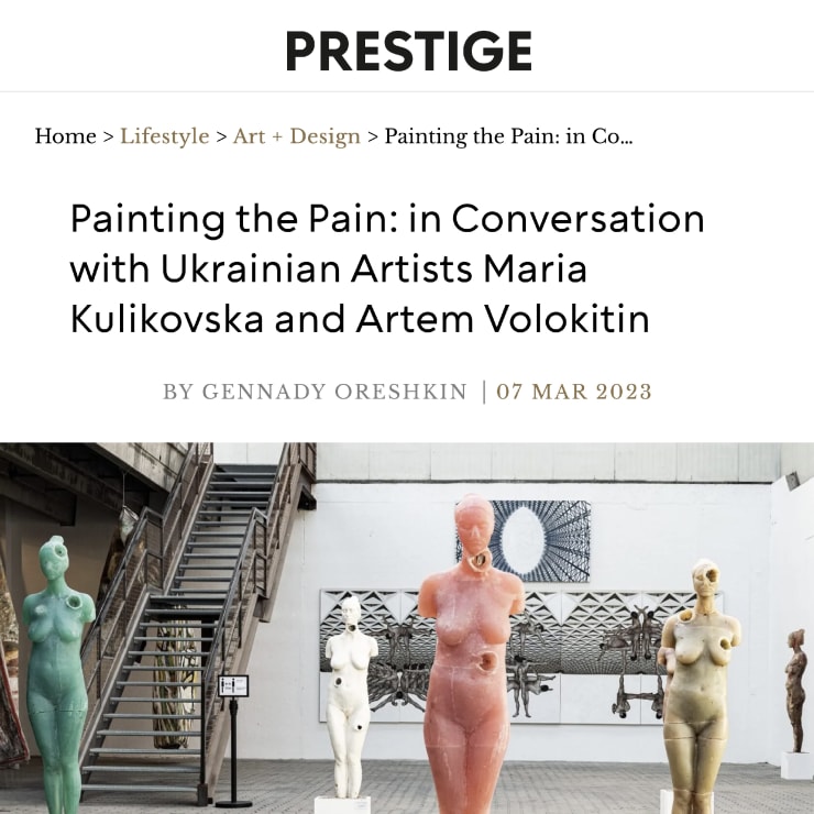 Painting the Pain: in Conversation with Ukrainian Artists Maria Kulikovska and Artem Volokitin