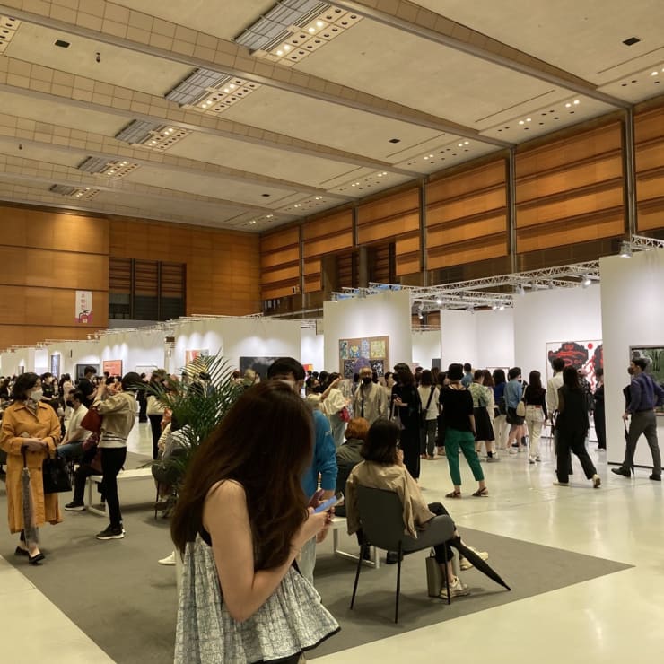 Scene from Frieze Seoul, 2022.