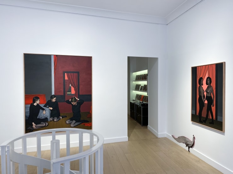 François Malingrëy, La Chambre Rouge, vue d'exposition