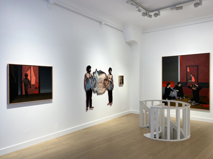 François Malingrëy, La Chambre Rouge, vue d'exposition