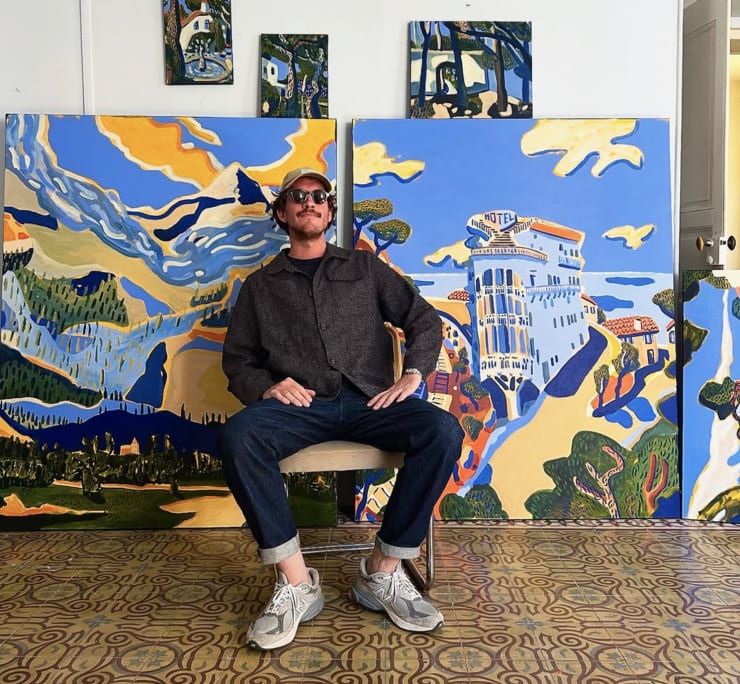 Julien Laporte, portrait, galerie Jonathan Roze