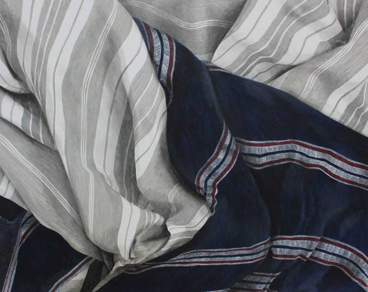 Ella & Pitr, Le plan sur la gommette, Embrassade, acrylique et huile sur toile 130 x 162 cm