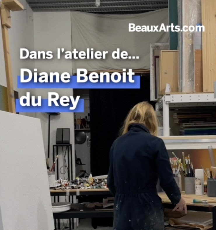 Diane Benoit du Rey, Atelier, Beaux Arts magazine