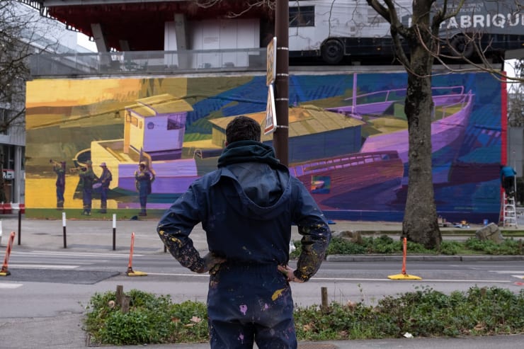 Matthieu Pommier, Le Mur Nantes, Plus de couleurs, Le Feuvre Roze