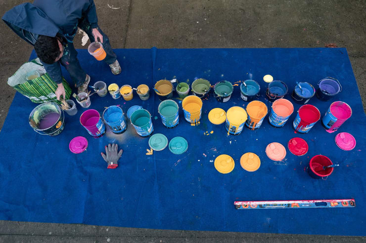 Matthieu Pommier, Le Mur Nantes, Plus de couleurs, Le Feuvre Roze