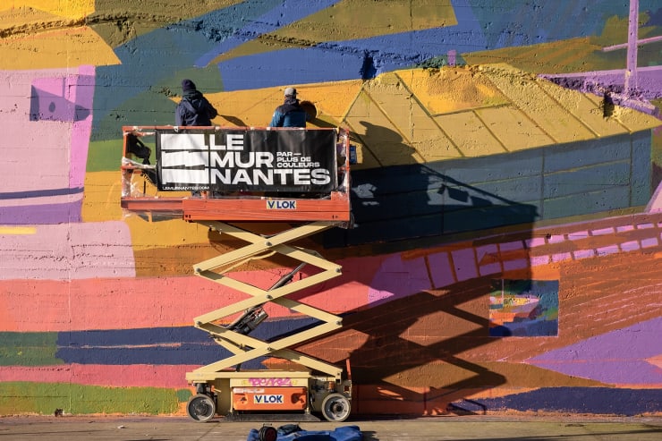 Matthieu Pommier, Le Mur Nantes, Plus de couleurs, Le Feuvre Roze