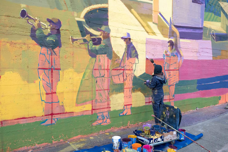 Matthieu Pommier, Le Mur Nantes, Plus de couleurs, Le Feuvre Roze