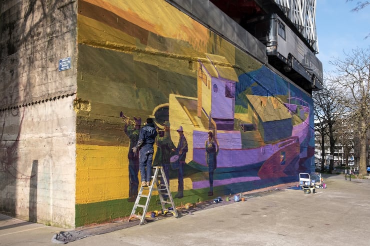 Matthieu Pommier, Le Mur Nantes, Plus de couleurs, Le Feuvre Roze