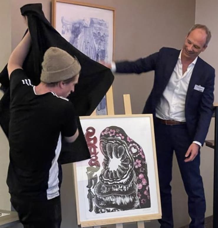 Litho's Designed By Lieuwe Van Gogh For The Steendrukmuseum