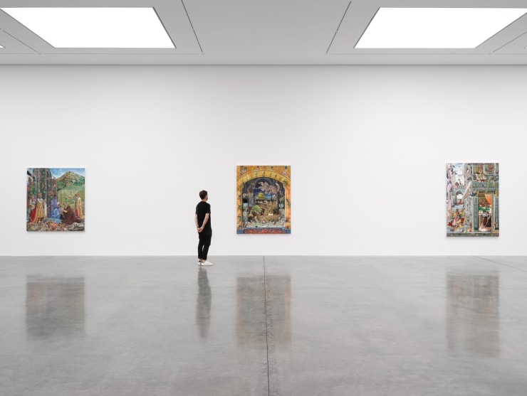 Raqib Shaw Self Portraits South Galleries 9X9X9 White Cube Bermondsey London 13 July 11 September 2016 High Res 11