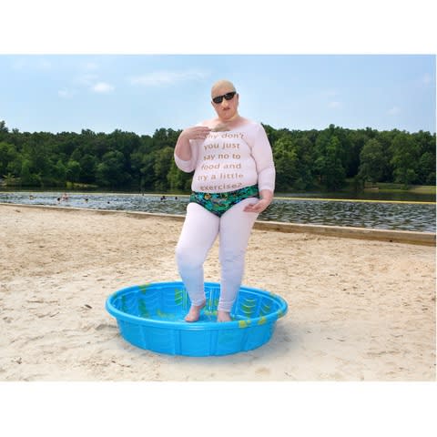 "Speedo Man", 2018 from the series The Bully Pulpit (2018) © Haley Morris-Cafiero