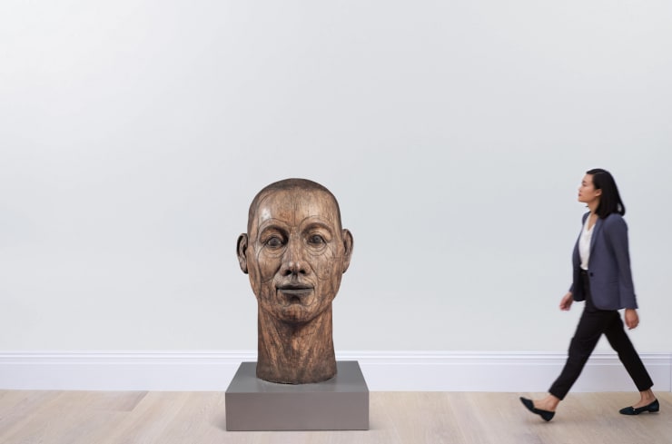 John Davies - Lined Head, 1988