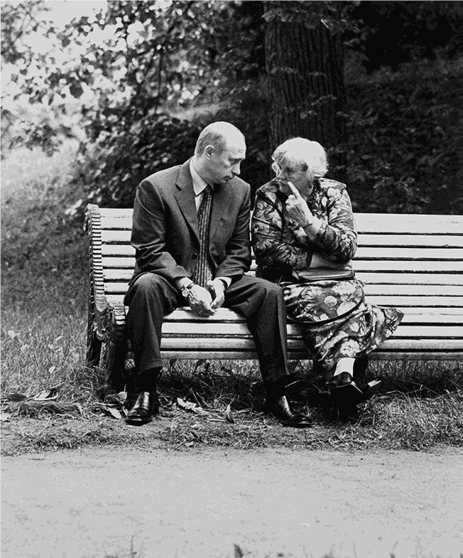 Konrad Rufus Müller, Wladimir Putin, 2002