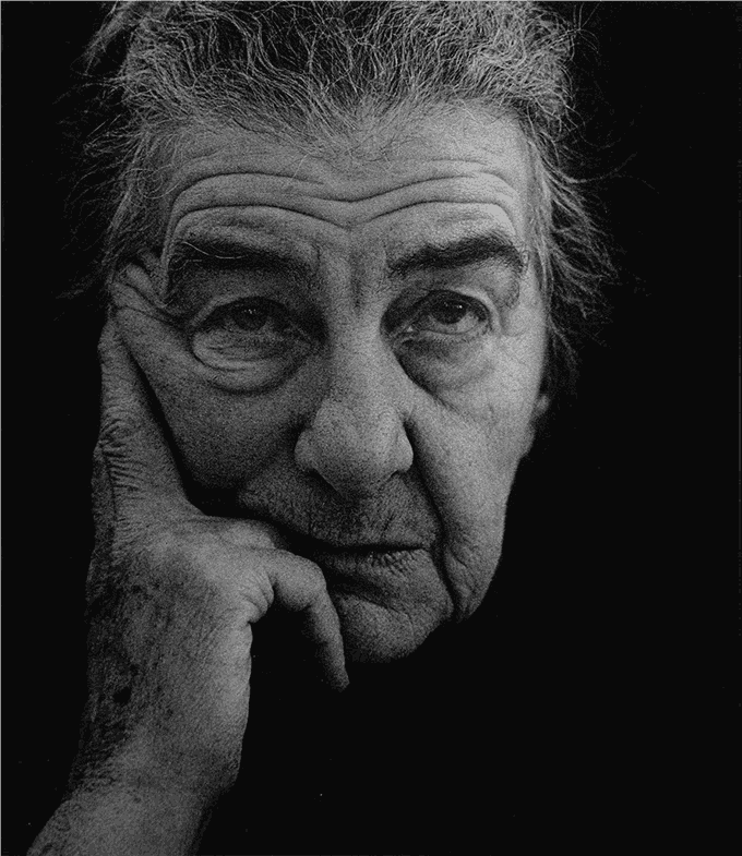 Konrad Rufus Müller, Golda Meir, 1975