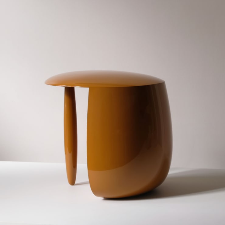 Aldo Bakker, Stool (Urushi), 2022