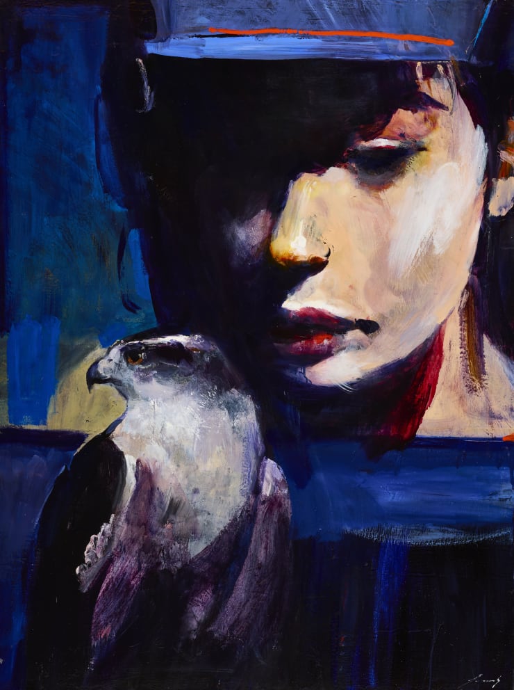 Adam Grosowsky, Soldier with Goshawk #2, 2023