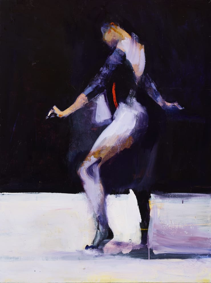 Adam Grosowsky, Girl Stepping on Wire, 2023