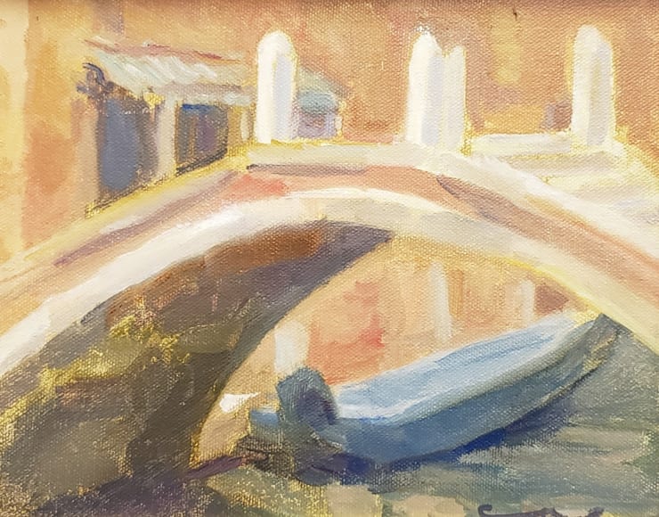 MARGARET COE, Venice #1 (Canal), 2016
