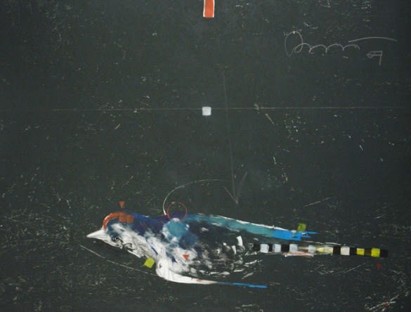 RICK BARTOW (1946-2016), Bird Nesting on the Ground For Jim M., 2007