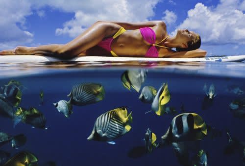 Brian Lanker (1947-2011), Elleon Surfboard, 1985