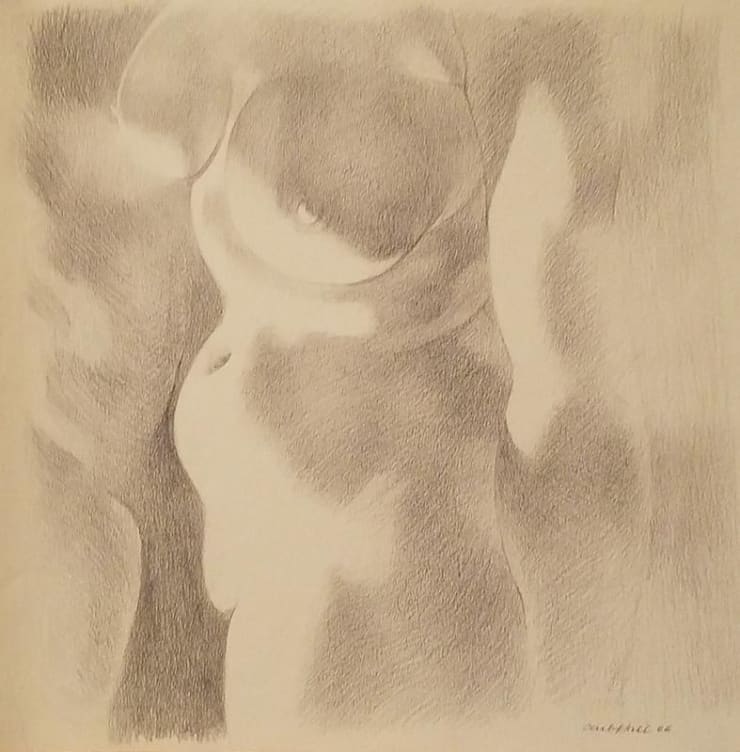 CARL HALL (1921-1996), Nude Torso/ Untitled Light Rythms, 1966