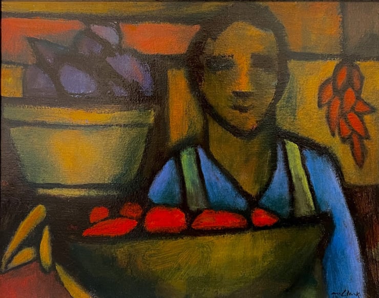 MARK CLARKE (1935-2016), At the Farmer's Market , 2013