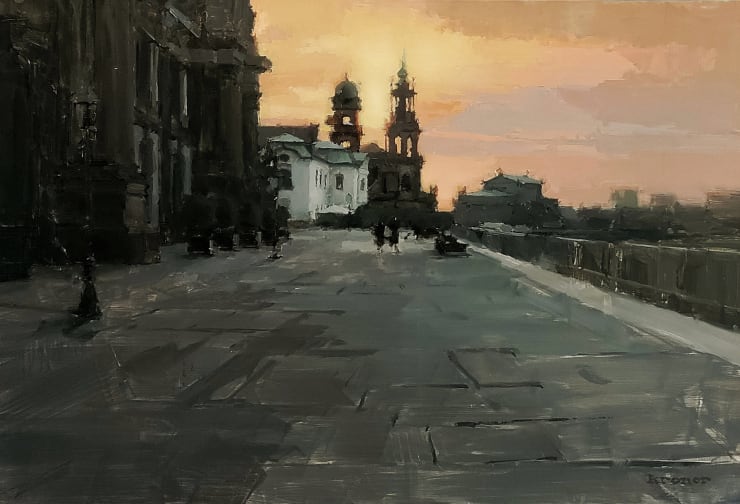 James Kroner, Evening in Dresden, 2025