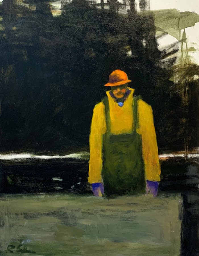 Robert Schlegel (1947-2021), Man in Boat