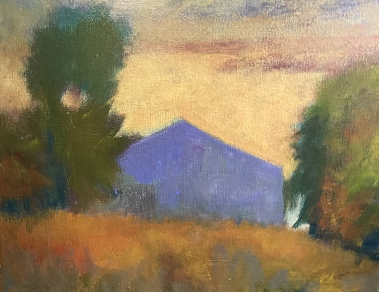 Mark Clarke (1935-2016), Metal Farm Building, c.2015