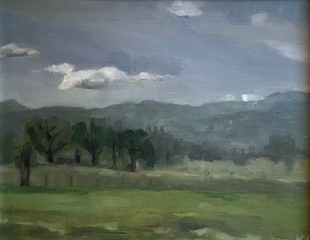 Karin Clarke, View from Kesey Farm, Oregon, 2022