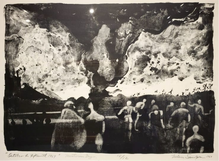 Nelson Sandgren (1917-2006), Moratorium Day, 1969