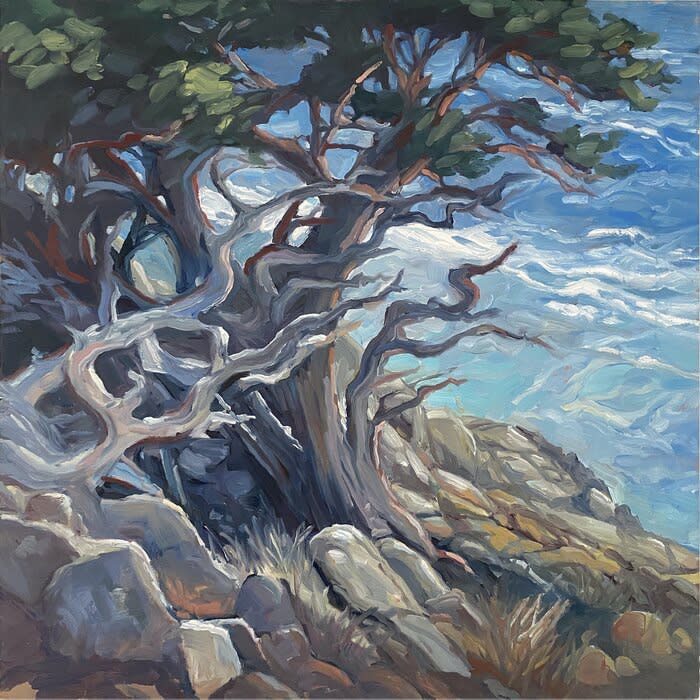 Paula Litchfield (Eugene) - Point Lobos Cypress II, 2022 SOLD