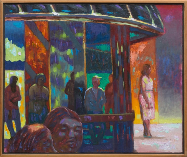 George Johanson (1928-2022), Bus Stop #1, 1985