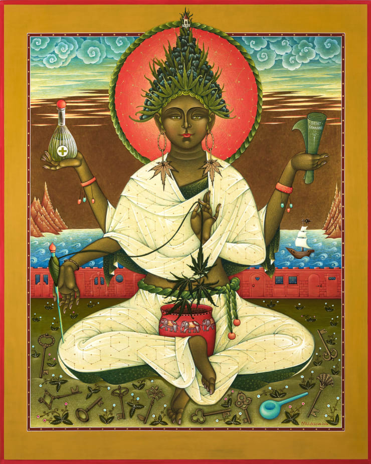 OLGA VOLCHKOVA, Saint Cannabis - Print available