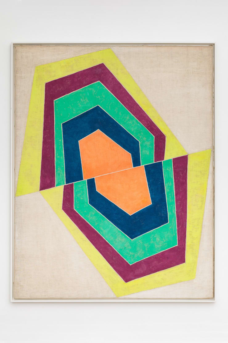 Hildegard Joos Verschiebung, ca. 1970 Acrylics on canvas 145 x 115 cm