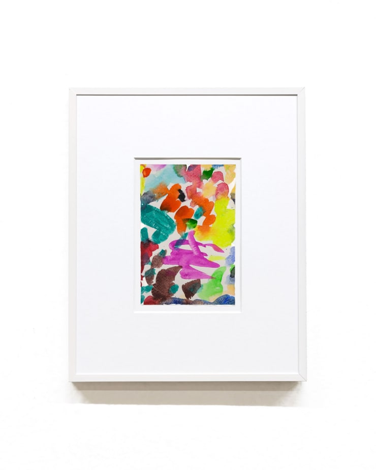 UNTITLED (25126), 2025 Watercolor on paper 14,5 x 10,5 cm (image size) 30 x 24 cm (framed size) € 400,00