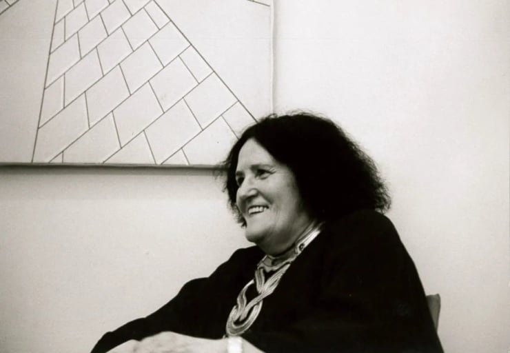Hildegard Joos - Narrative Geometrismen No. 102, 1985