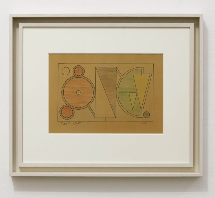 AUGUSTE HERBIN „do“, 1945 Mixed media on paper 23 x 33 cm