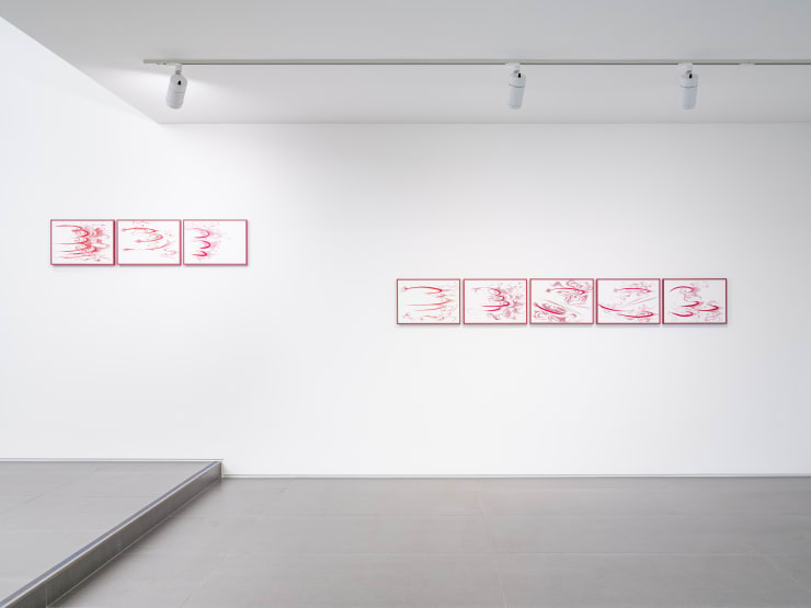 Winged Red 2025 Watercolor And Pen On Paper 29 7 42Cm Ea