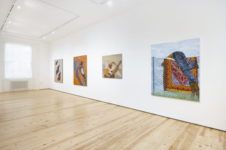 4 Installation View Of Henry Curchod Set Your Friends Free Mamoth London 2021 Image Courtesy Of The Artist And Mamoth