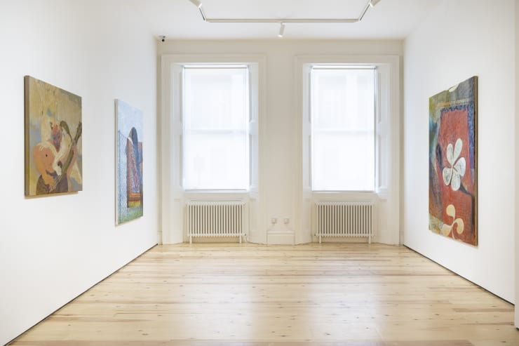 8 Installation View Of Henry Curchod Set Your Friends Free Mamoth London 2021 Image Courtesy Of The Artist And Mamoth