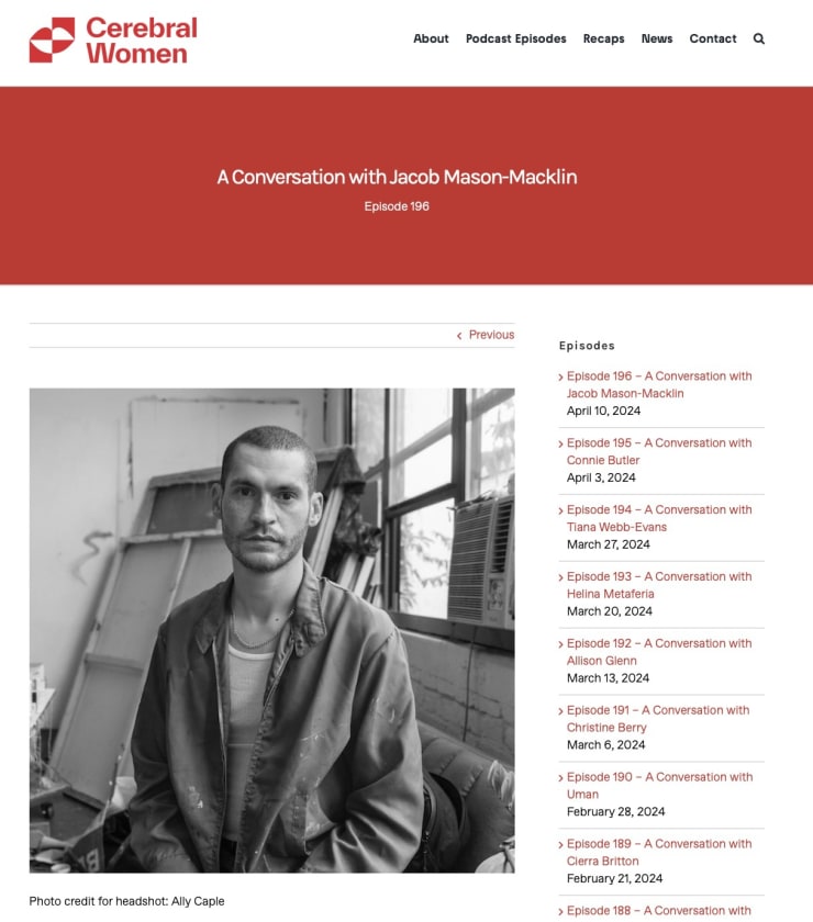 A Conversation with Jacob Mason-Macklin