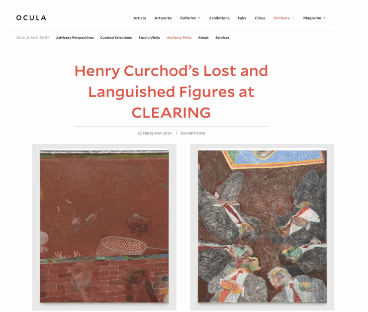 Review: Henry Curchod’s Lost and Languished Figures at CLEARING
