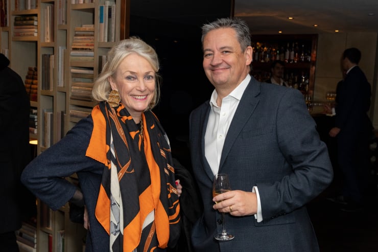 Amanda Bond Elliott and Andrew Coney (General Manager of The Hari Hotel)