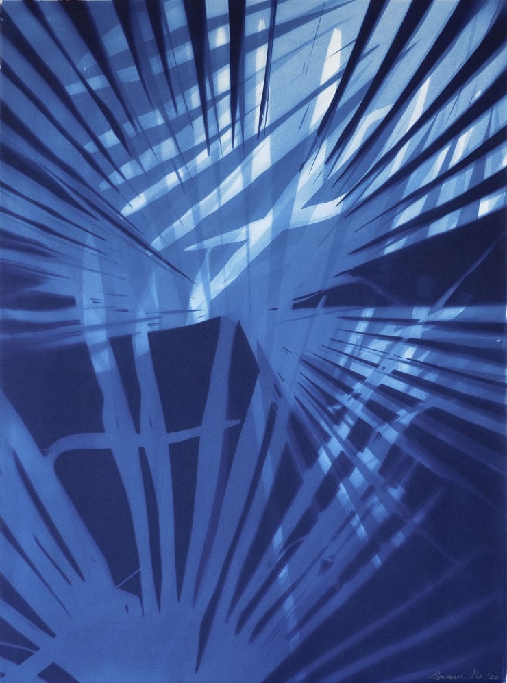 MARIANNE NIX, Chusan palm blues XVI, 2020