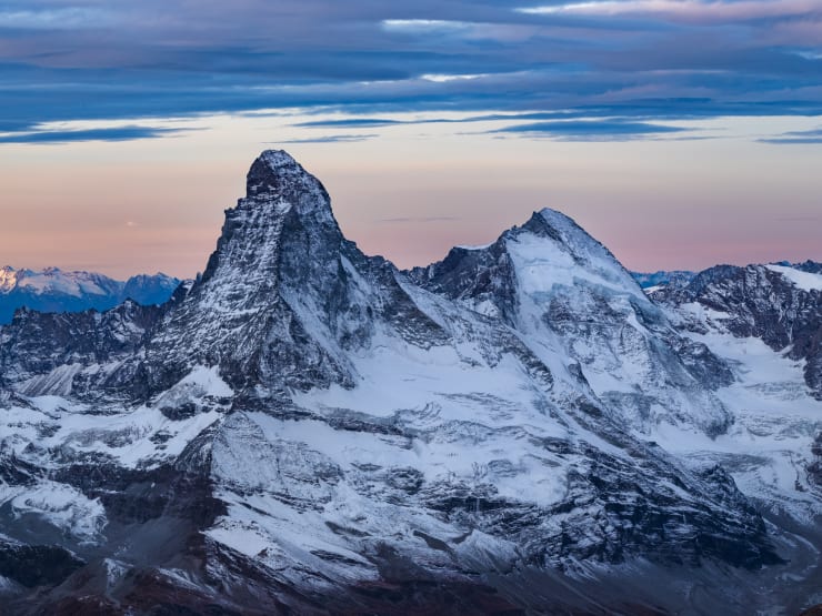 Matterhorn, majastätisch hoch über Zermatt